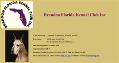 Desktop Screenshot of brandonfloridakennelclub.com